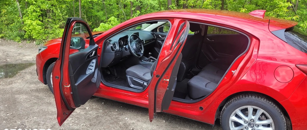 Mazda 3 cena 49500 przebieg: 120000, rok produkcji 2014 z Warszawa małe 211
